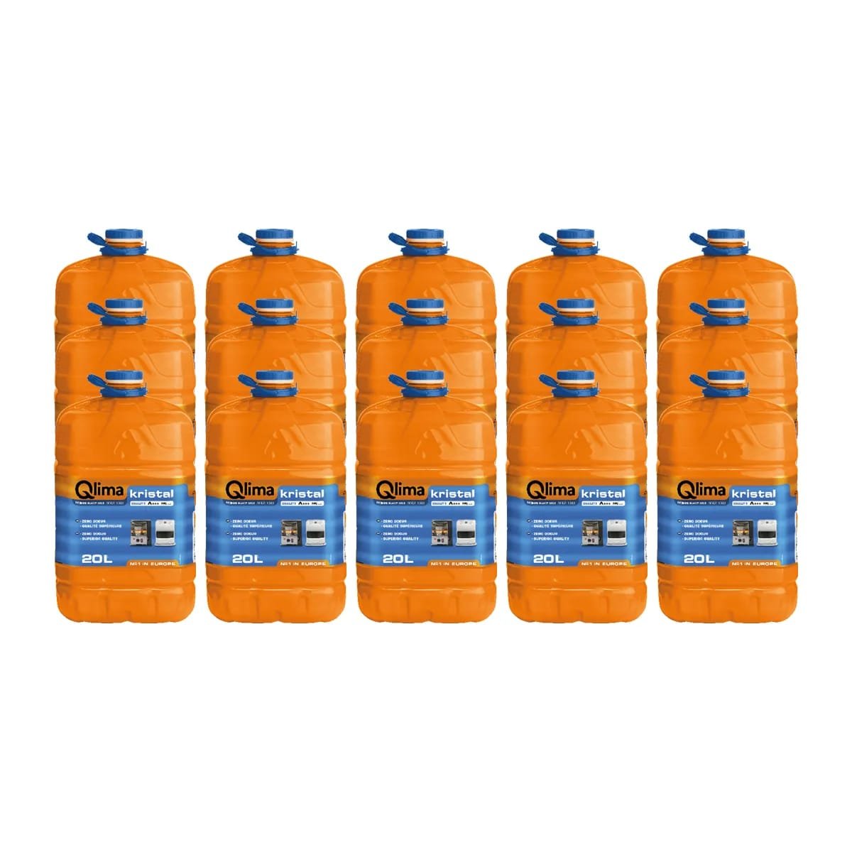Pétrole liquide QLIMA Kristal 15x20l, 300 l