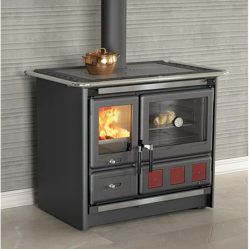 cuisiniere-a-bois-rosa-xxl16-steel Cuisinière à bois Rosa XXL.16 Steel - 10 Kw