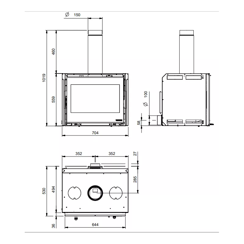 insert-a-bois-70-eos1 Insert à bois 70 EOS - 8,5 Kw