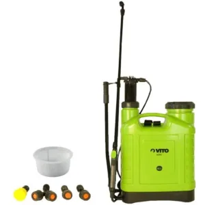Pulvérisateur dorsal VITO 16L - Pression manuelle, 3 buses, kit réparation