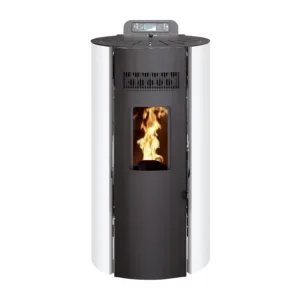 Poêle à Granulés Etanche EMAFLAM CALI 8,2Kw Blanc